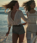 LARENA SHORT -- NOIR LA MADDALENA GINGHAM